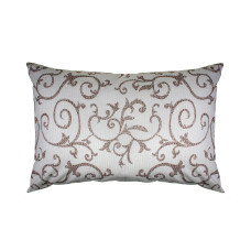 Наволочка бязева Home Line "Вензель" (шоколад) 50х70см 163407