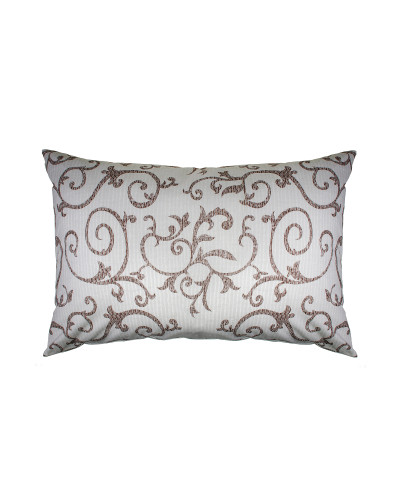 Наволочка бязева Home Line "Вензель" (шоколад) 50х70см 163407