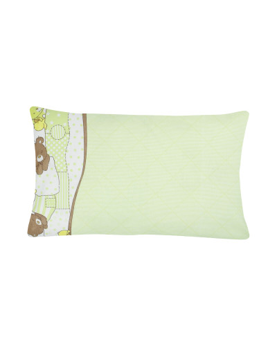Наволочка бязева Home Line"Ведмежата" (гороховий) 40х60см  163386
