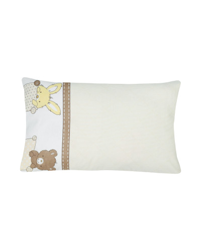 Наволочка бязева Home Line "Ведмежата" (бежевий) 40х60см 163385