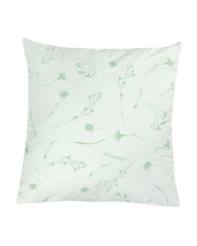 Наволочка бязева Home Line "Волошки світло-зелені на білому" 70х70см 163078