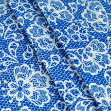 Рушник вафельний Home Line "Кружево" (синій) 45х60см 162952