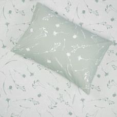 Півтораспальний комплект постільної білизни Home Line "Волошки" (сірі та білі) 162855