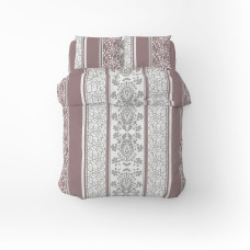 Півтораспальний комплект постільної білизни Home Line "Мармур" (фрезовий) 162827