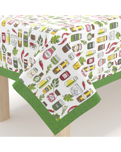 Скатертина Home Line "Спеції" (салатовий) 140х220см 162767