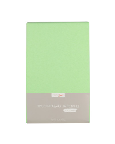 Простирадло трикотажне на резинці Home Line (салатовий) 200х200см 162602
