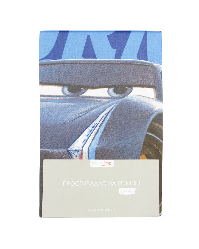 Простирадло дитяче сатин на резинці Home Line "Тачки"  90х200см 162462