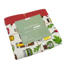 Скатертина Home Line "Спеції" (червоний) 140х220см 162160