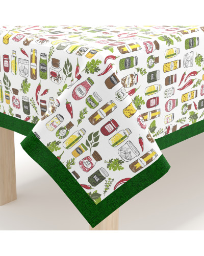 Скатертина Home Line "Спеції" (зелений) 140х180см 162159