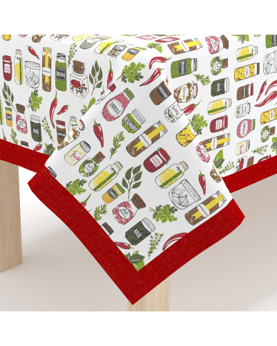 Скатертина Home Line "Спеції" (червоний) 140х180см 162158