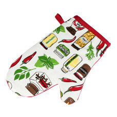Рукавичка Home Line "Спеції" (червоний) 19х30см 162156