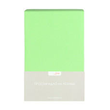 Простирадло трикотажне на резинці Home Line (салатовий) 180х200см 160216