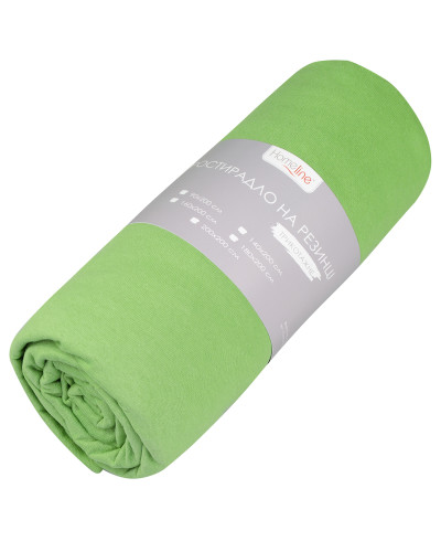 Простирадло трикотажне на резинці Home Line (салатовий) 160х200см 160215