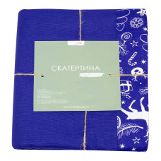 Скатертина кухонна (синий) 140х180см  159377