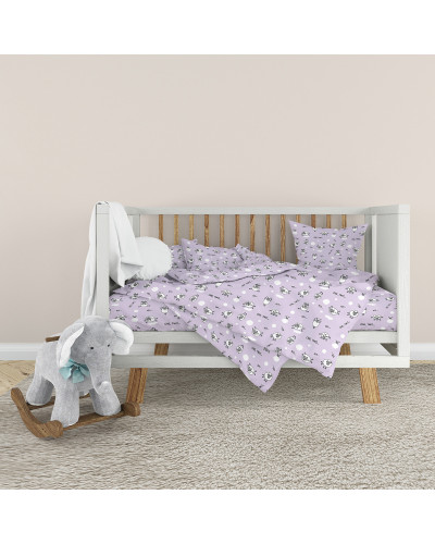 Дитячий комплект постільної білизни Home Line "Ягнята" (бузковий) 159141