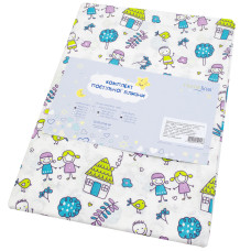 Дитячий комплект постільної білизни Home Line "Хлопчики і дівчатка" (бежевий) 159116