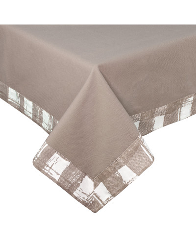 Скатертина з рамкою (капучино) 140х180см 158357