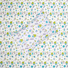 Дитячий комплект постільної білизни Home Line "Дівчата та хлопчики" (салатовий) 157366