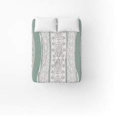 Простирадло бязеве Home Line "Мармур" (зелений) 150х215см 156335