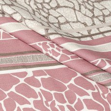 Простирадло бязеве Home Line "Мармур" (бежевий) 150х215см 156334