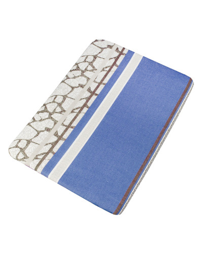 Простирадло бязеве Home Line "Мармур" (синій) 150х215см 156333