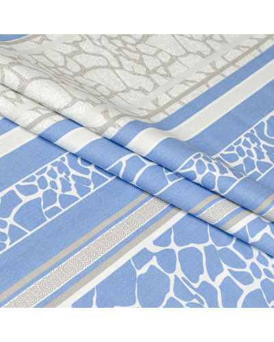 Простирадло бязеве Home Line "Мармур" (синій) 150х215см 156333