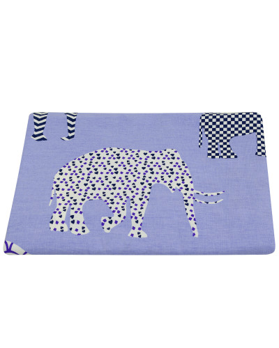 Підковдра бязева Home Line "Слони" (бузковий) 145х215см 156328