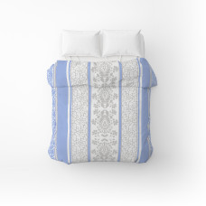 Підковдра бязева Home Line "Мармур" (синій) 145х215см 156325