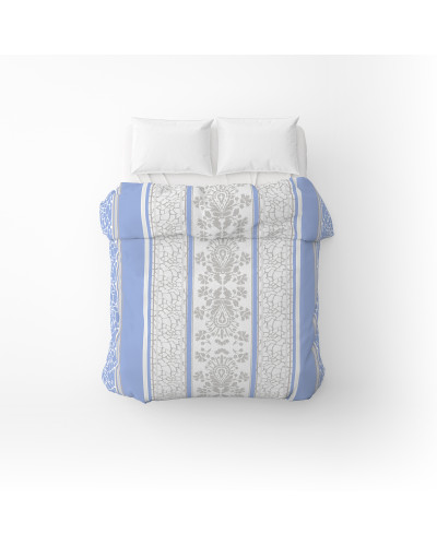 Підковдра бязева Home Line "Мармур" (синій) 145х215см 156325