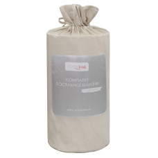 Сімейний комплект постільної білизни Home Line "Сатин Люкс" (бежевий) 155267