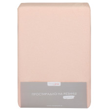 Простирадло махрове на резинці Home Line (персикове) 200х200х20см 155236