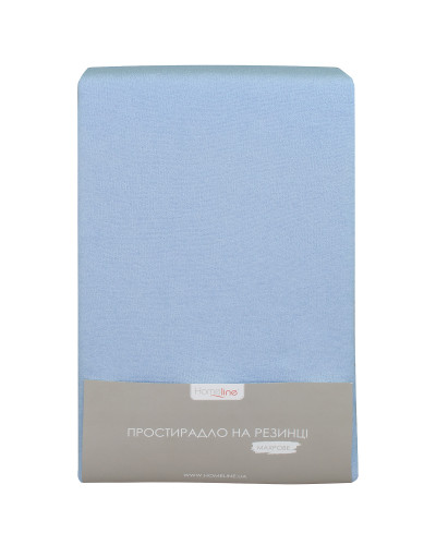 Простирадло махрове на резинці Home Line (блакитне) 200х200х20см 155231