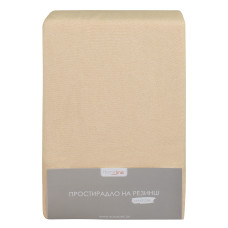 Простирадло махрове на резинці Home Line (бежеве) 160х200х20см 155187