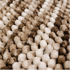 Килимок для ванної "Alan" (бежево-коричневий) 55х65см 153241