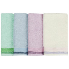 Рушник махровий "Lotus" (кремовий) 30х45см 144211