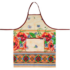 Фартух кухонний Home Line "Маки і ромашки" 60х70см 143790