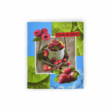 Рушник вафельний кухонний Home Line №083 "Соковите горнятко" 47х61см 142870