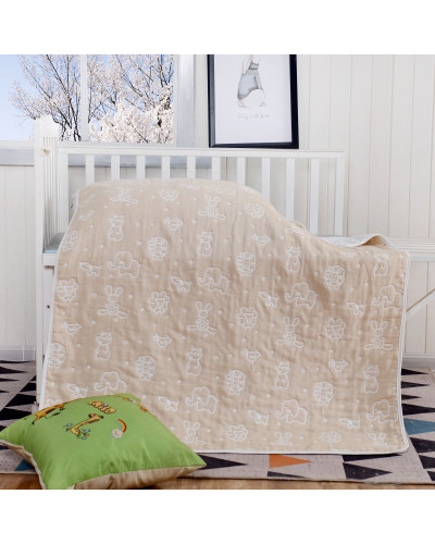 Ковдра ткана Home Line 110х110см "Звірятка" (бежева) 137653
