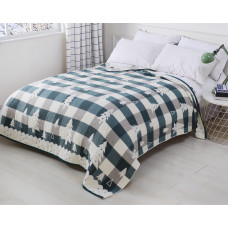 Ковдра ткана Home Line "Ялинка" (зелена) 150х200см 137648
