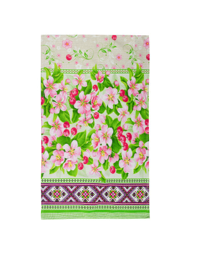 Рушник кухонний Home Line "Зелений орнамент" 40х60см 136956