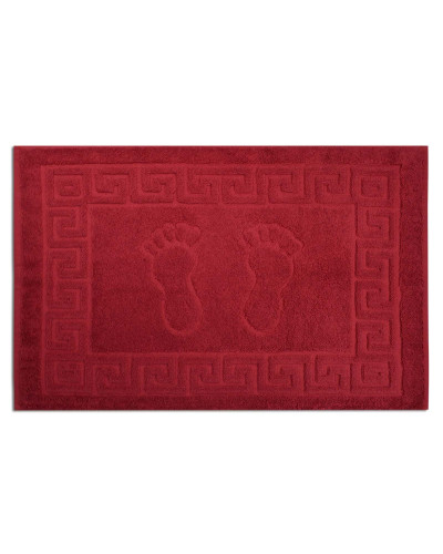 Рушник махровий (килимок) Home Line "Ніжки" (червоний), 50х70см 135806
