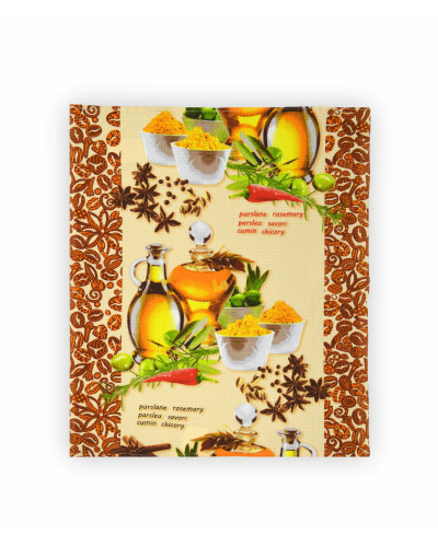 Рушник вафельний кухонний Home Line "Спеції" 50х60см 135188