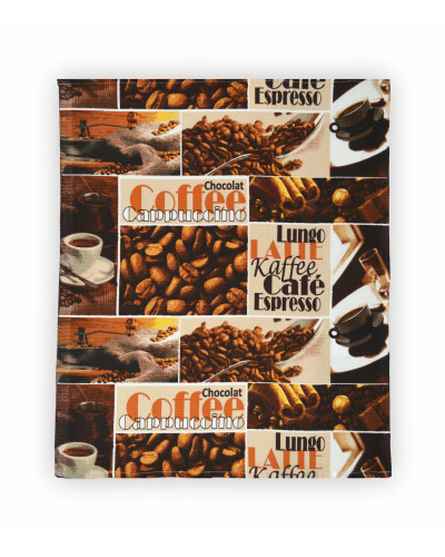 Рушник вафельний кухонний Home Line  "Кава" 50х60см 135107
