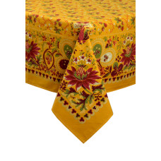 Скатертина "Ягідки" (кремова) d=230см 134822