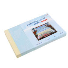 Сімейний комплект постільної білизни Home Line "Суцвіття" (блакитний) 134716