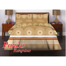 Півтораспальний комплект постільної білизни Home Line "Рондо" (капучіно) 50х70 134705