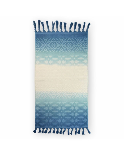Рушник махровий Home Line "Ocean" (синій), 68х127см 126260