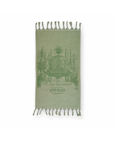 Рушник велюровий Home Line "Paris" (м'ятний), 68х127см 126251