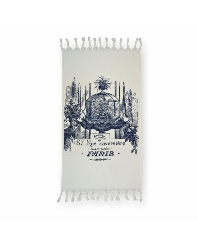 Рушник велюровий Home Line "Paris" (білий), 68х127см 126249