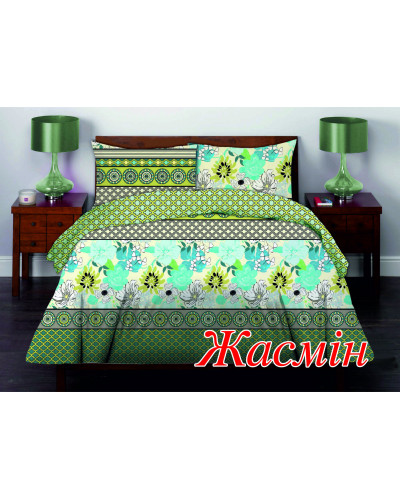 Євро комплект постільної білизни Home Line "Жасмін" 50х70 (кейс) 122953